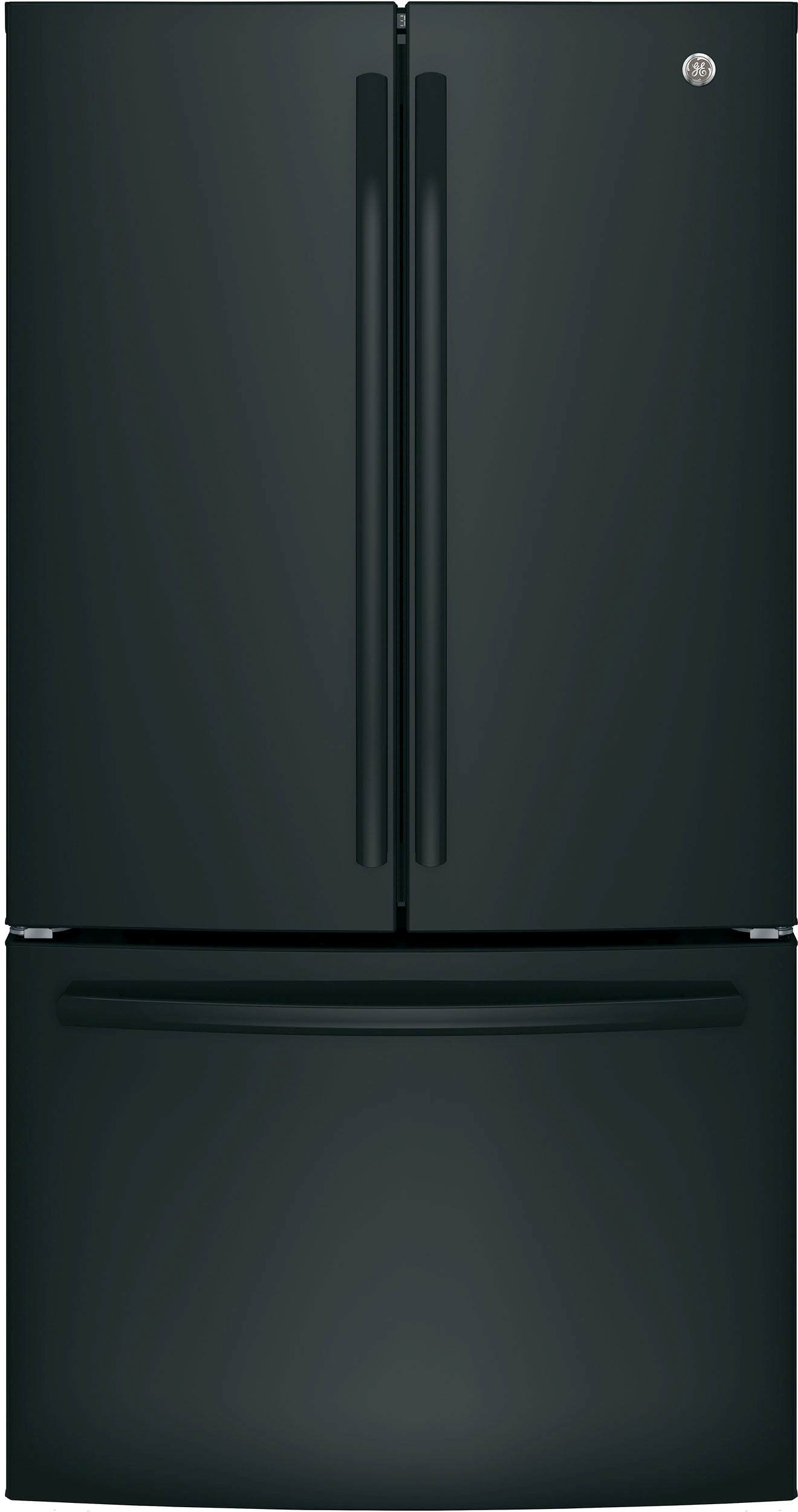 GE® 27.0 Cu. Ft. Black French Door Refrigerator