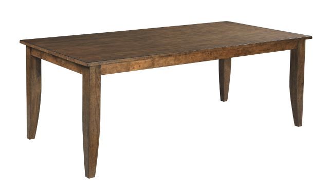 Kincaid Furniture The Nook Hewned Maple 80" Large Rectangle Leg Table