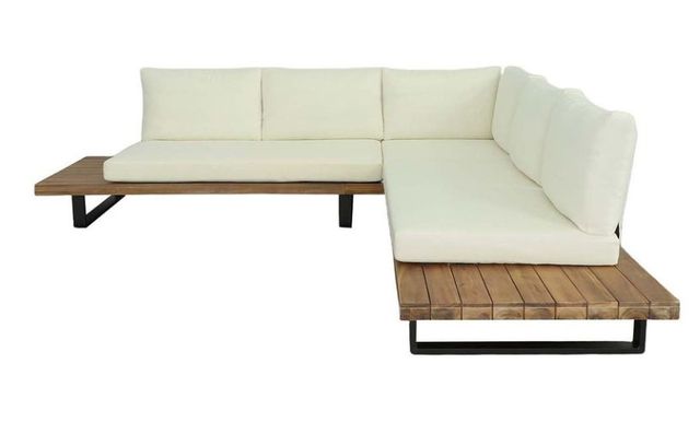 Progressive® Furniture Sandbar 3-Piece White Outdoor Table Set-2