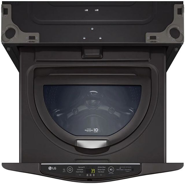 LG SideKick™ 1.0 Cu. Ft. Black Steel Pedestal Top Load Washer 4