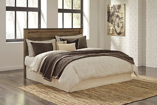 Signature Design by Ashley® Trinell Rustic Brown King/California King Panel Headboard 1