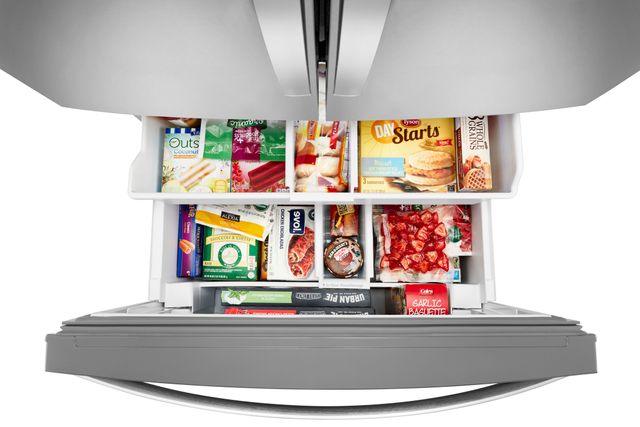 Réfrigérateur à portes françaises de 36 po de 27 pi³ - Acier Inox Printshield, Eau et Glace, 205488 2