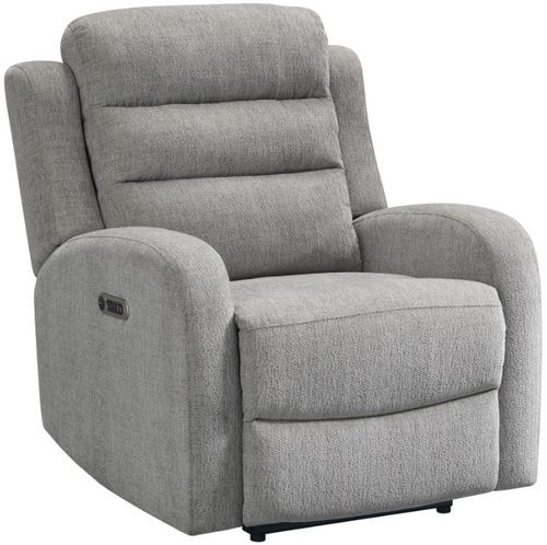 Elements International Avanti Whiskers Nature Grey Power Reclining ...