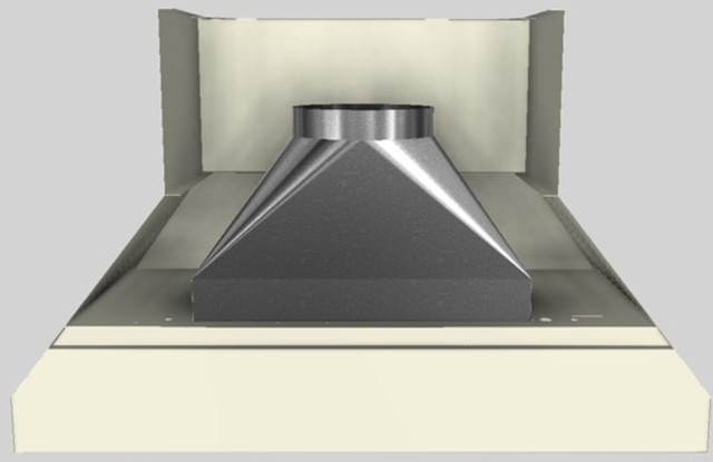 Vent-A-Hood® 48" Biscuit Euro-Style Wall Mounted Range Hood 4