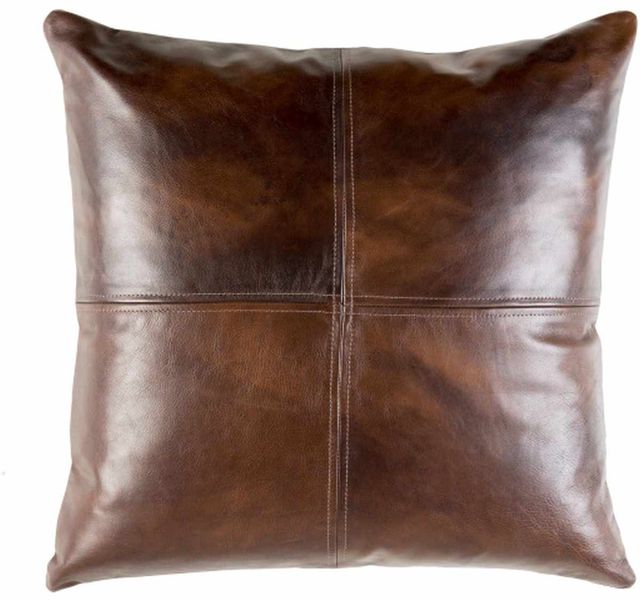 Surya Sheffield Dark Brown 20"x20" Pillow Shell-0