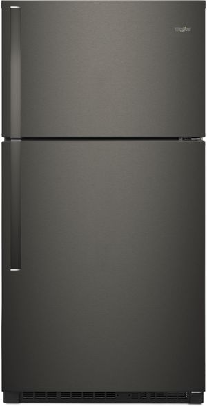Whirlpool® 33 in. 21.3 Cu. Ft. Black Stainless Top Freezer Refrigerator