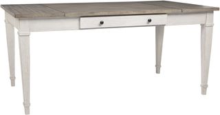Signature Design by Ashley® Skempton White/Light Brown Dining Table