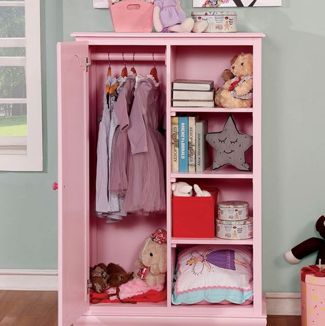 Furniture of America® Dani Pink Closet Storage 0