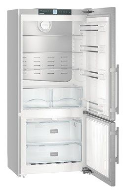 Liebherr 12.8 Cu. Ft. Stainless Steel Bottom Freezer Refrigerator-3