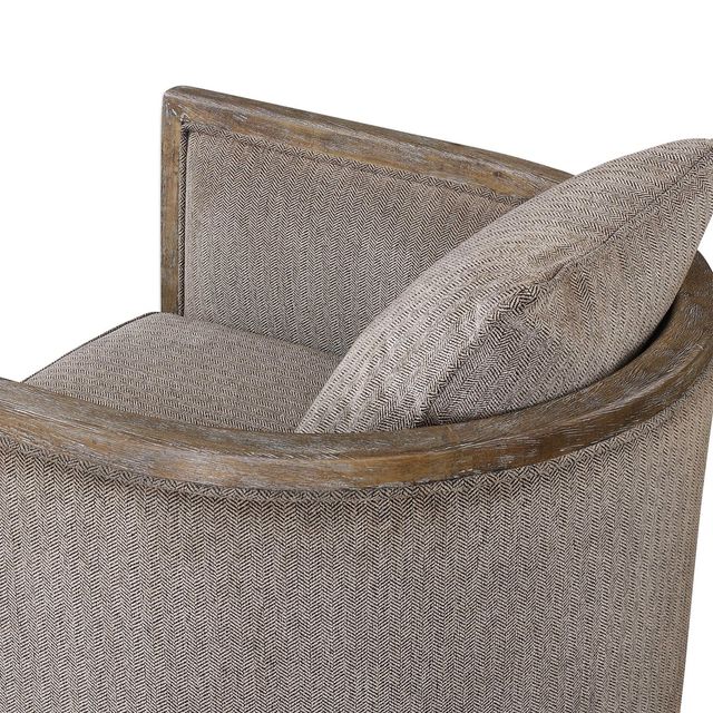 Uttermost® Viaggio Grey Accent Chair 8