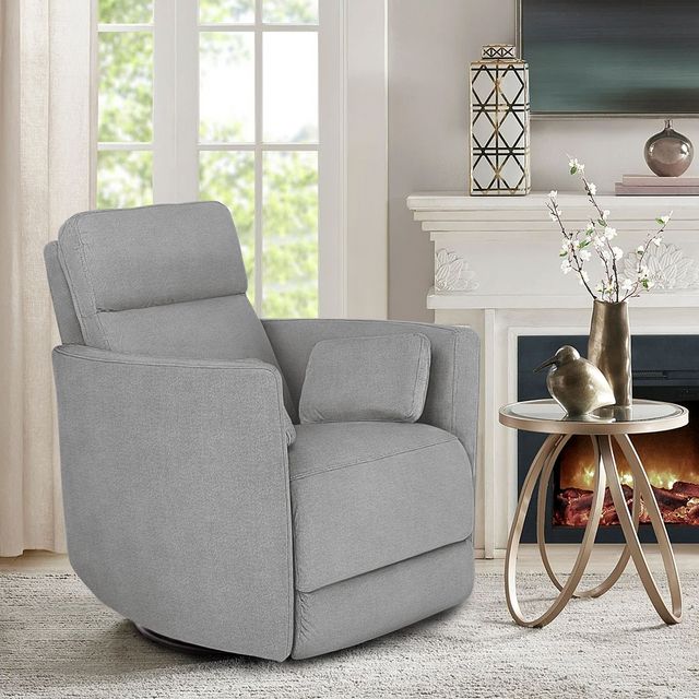 Manwah Cotton Swivel Glider Recliner | Big Sandy Superstore | Furniture ...