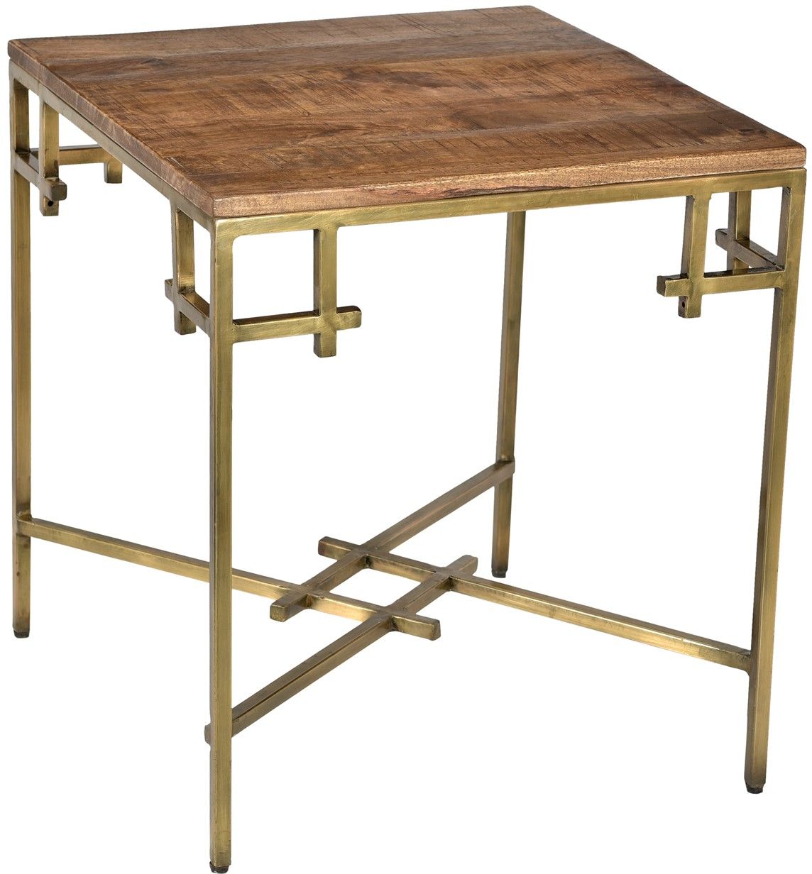 Crestview Collection Bengal Manor Iron Corner End Table