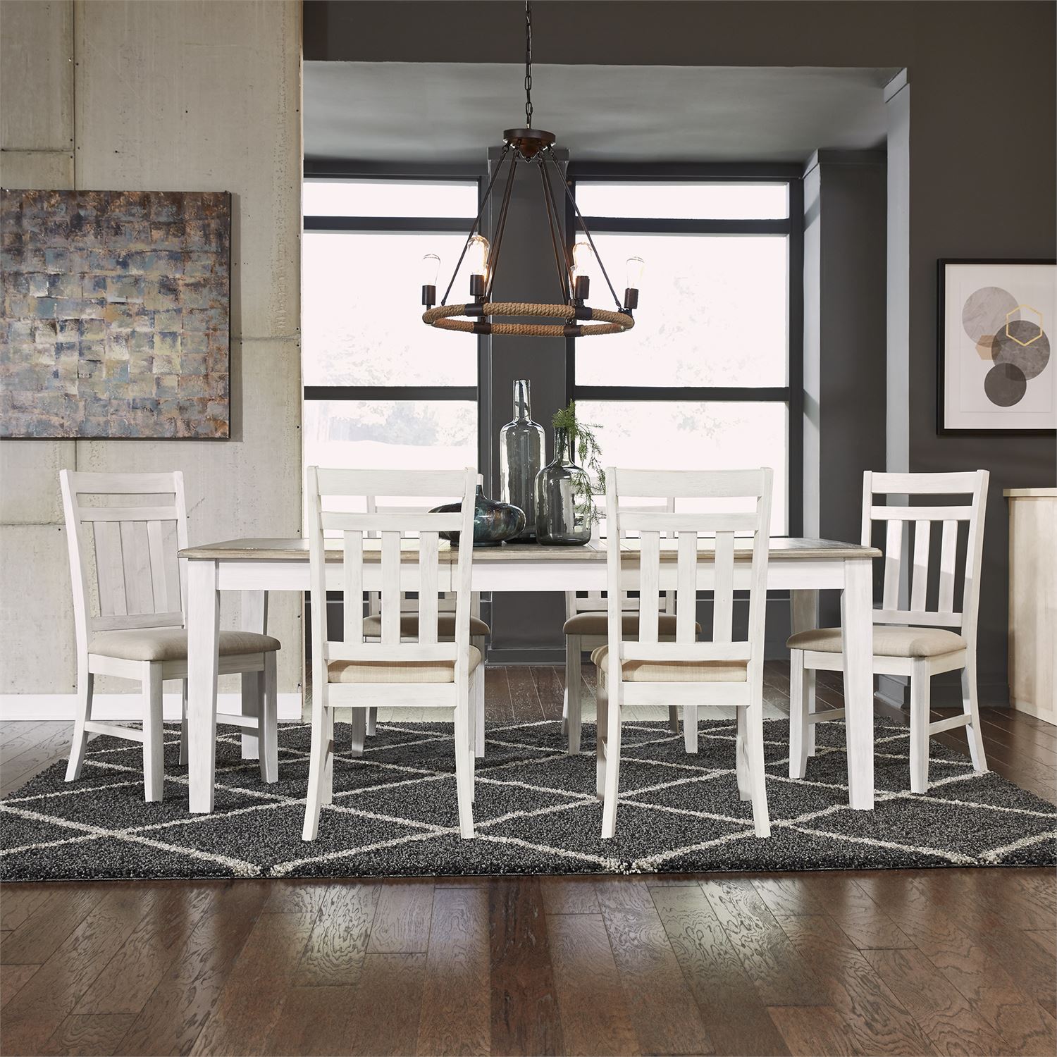 liberty furniture 7 piece dining set