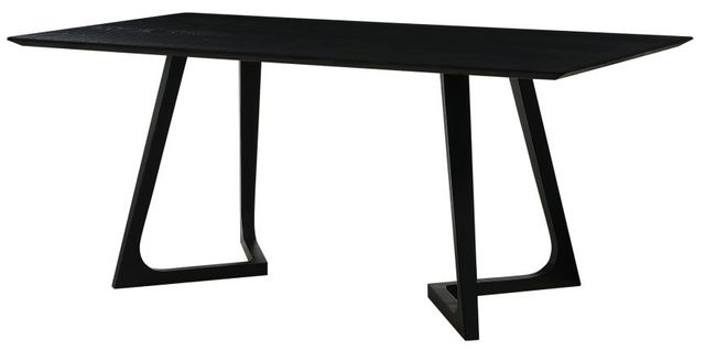 Moe's Home Collections Godenza Black Ash Rectangular Dining Table 3