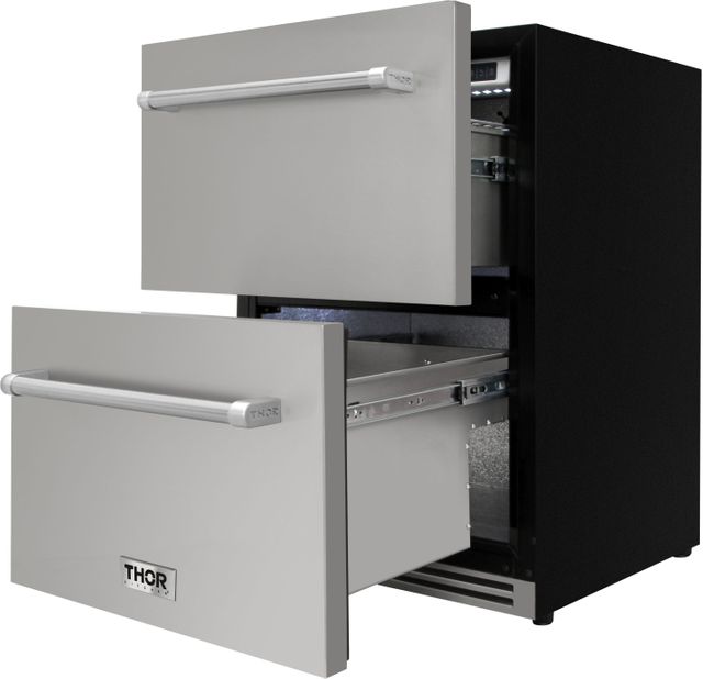 Thor Kitchen® 23.5" Stainless Steel Indoor/Outdoor Under The Counter Refrigerator 3