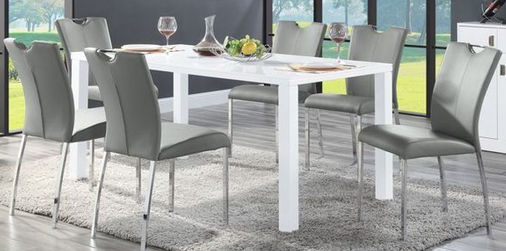 ACME Furniture Pagan White High Gloss Dining Table