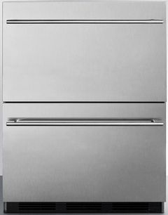 Summit® 3.0 Cu. Ft. Stainless Steel Refrigerator Drawers