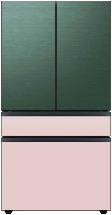 Samsung Bespoke 36" Pink Glass French Door Refrigerator Bottom Panel 7