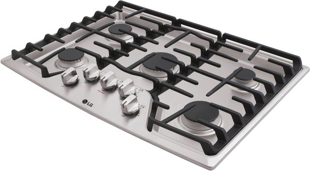 LG 30" Stainless Steel Gas Cooktop 24