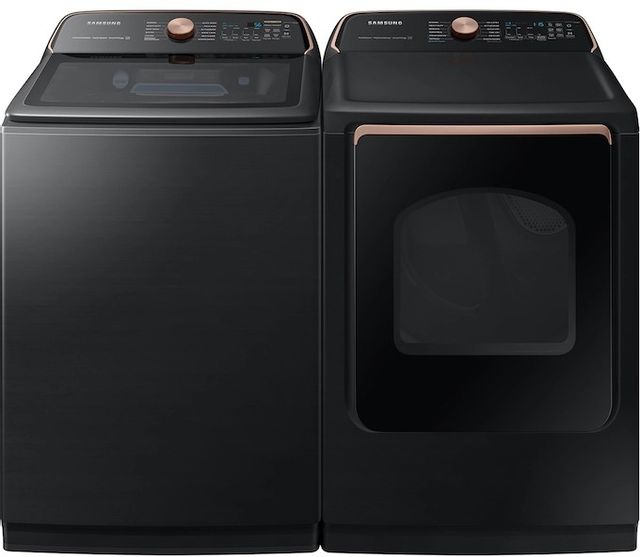 Samsung 7.4 Cu. Ft. Brushed Black Gas Dryer 5