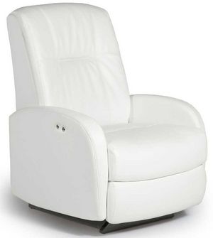 Best® Home Furnishings Ruddick Leather Power Petite Sized Recliner