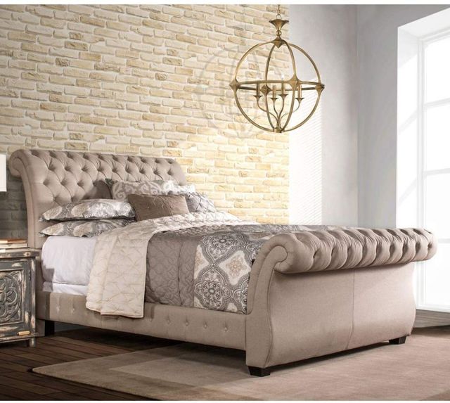 Hillsdale Furniture Bombay Stone King Sleigh Bed