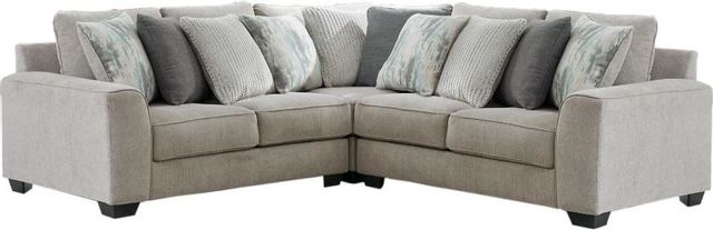 Benchcraft® Ardsley Pewter 3-Piece Sectional