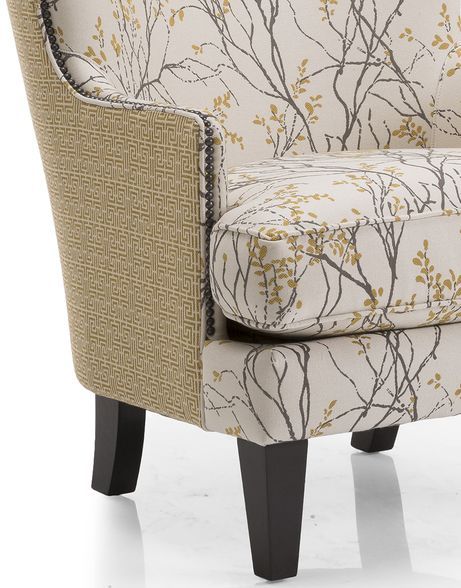 Decor-Rest® Furniture LTD 2492CLG Beige/Multi-colour Accent Chair 1