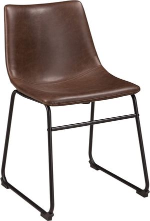 Signature Design by Ashley® Centiar Brown/Black Dining Upholstered Side Chairs - Set of 2