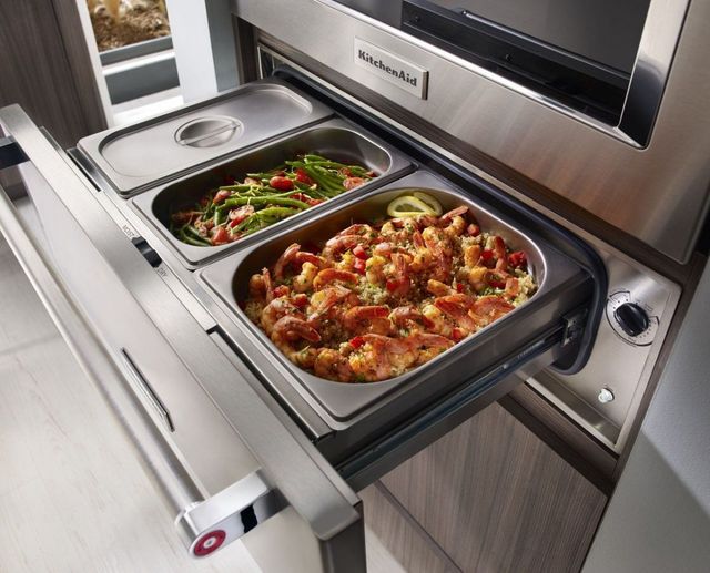 KitchenAid® 30" Stainless Steel Slow Cook Warming Drawer 9