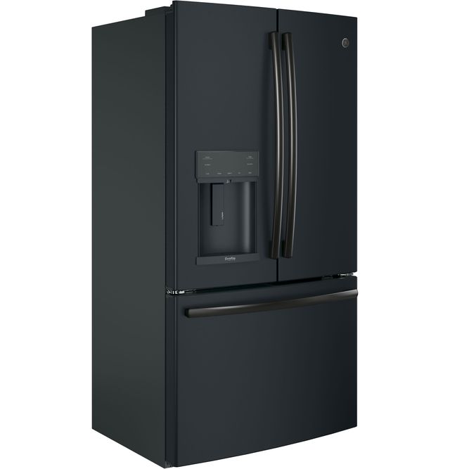 GE Profile™ 22.23 Cu. Ft. Black Slate Counter Depth French Door Refrigerator 22