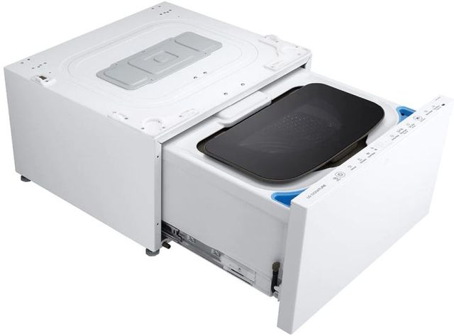 LG Signature SideKick™ 0.7 Cu. Ft. White Pedestal Washer 9