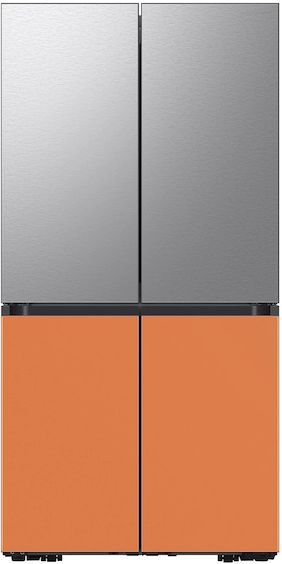 Samsung Bespoke Flex™ 18" Clementine Glass French Door Refrigerator Bottom Panel 2