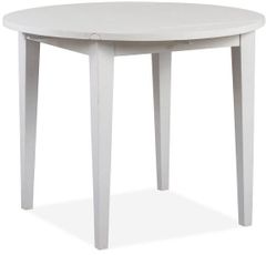 Magnussen Home® Heron Cove Chalk White Drop Leaf Dining Table