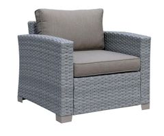 Furniture of America® Brindsmade Gray/Brown Patio Arm Chair