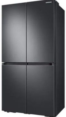 Samsung 22.9 Cu.Ft Fingerprint Resistant Black Stainless Steel French Door Refrigerator 2