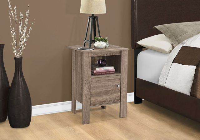 Monarch Specialties Inc. Dark Taupe Accent Table 4