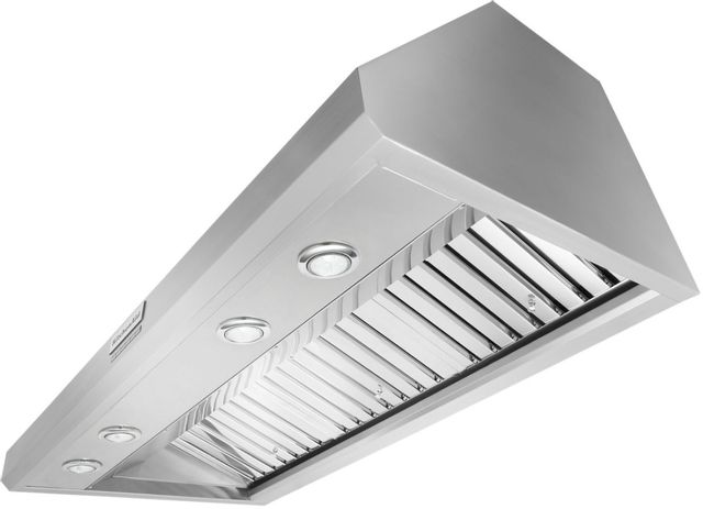 KitchenAid® 48'' Stainless Steel Commercial-Style Wall-Mount Canopy Range Hood 3