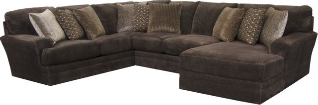 Jackson Furniture Mammoth 3-Piece Chocolate Sectional Sofa Set 0