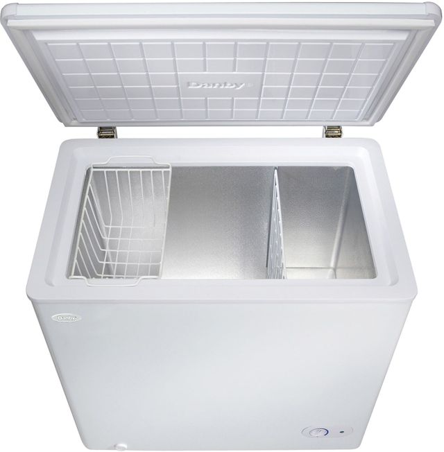 Danby® 5.5 Cu. Ft. White Chest Freezer-1