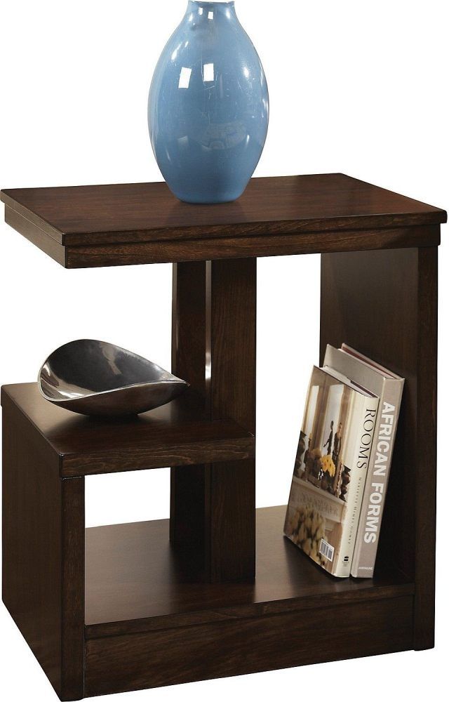Signature Design by Ashley® Callum Dark Brown Chair Side End Table