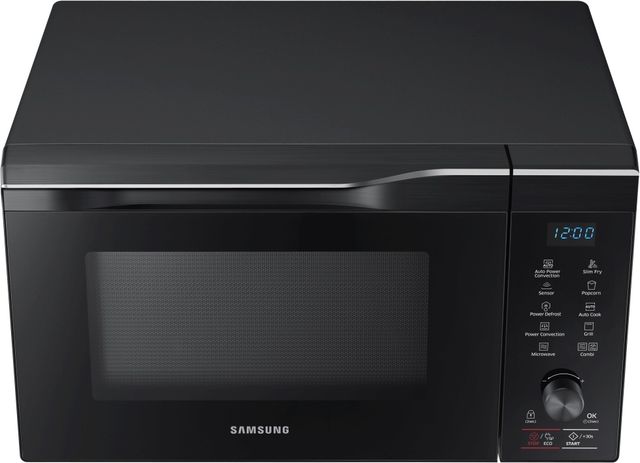 Samsung 1.1 Cu. Ft. Fingerprint Resistant Black Stainless Steel Counter Top Microwave 4