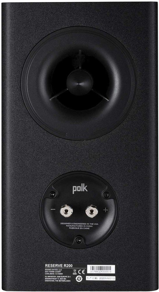 Polk Audio® R200 Black Bookshelf Speakers (Pair) 3
