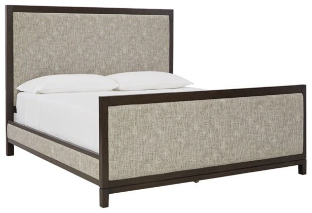 Signature Design by Ashley® Burkhaus Brown King Upholstered Bed 0