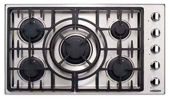 Capital Maestro 36" Stainless Steel Gas Cooktop 0