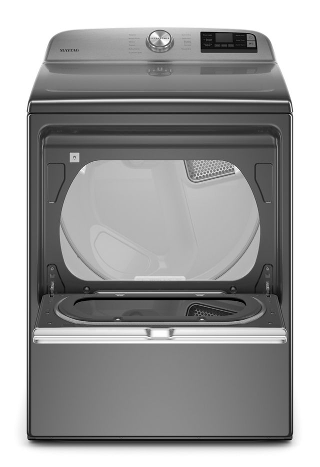 Maytag® 7.4 Cu. Ft. Metallic Slate Top Load Gas Dryer 2