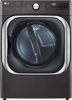 LG 9.0 Cu. Ft. Black Steel Gas Dryer