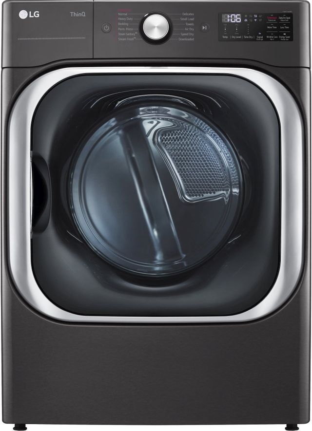 LG 9.0 Cu. Ft. Black Steel Electric Dryer-0