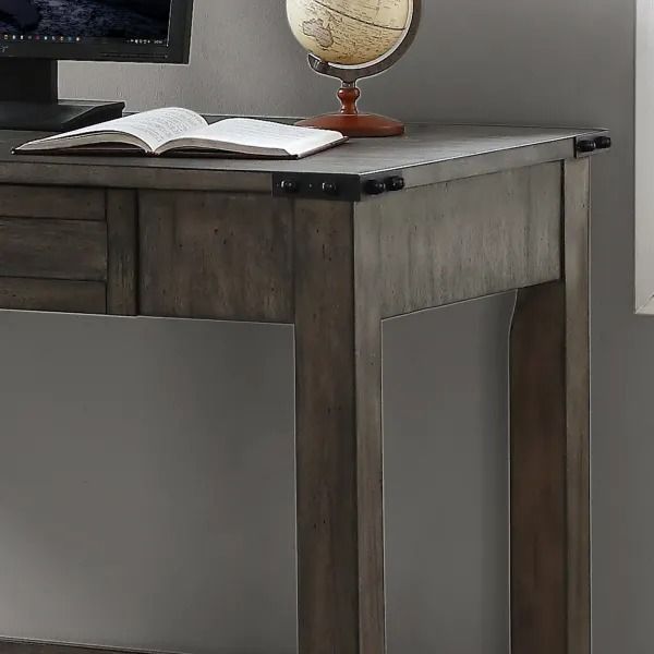 Legends Furniture Storehouse Smoked Grey Writing Desk 1