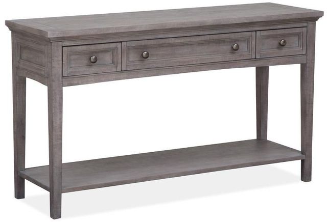 Magnussen Home® Paxton Place Dovetail Grey Rectangular Sofa Table